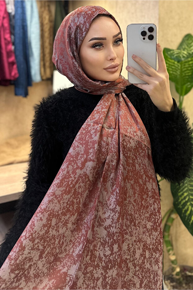 Işıl Çift Taraflı Kaşmir İpek Şal - 1