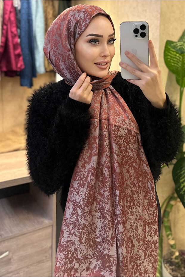 Işıl Çift Taraflı Kaşmir İpek Şal - 4