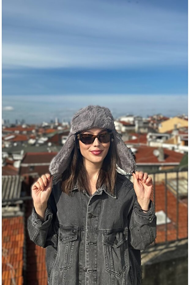 Polar Fleece Pilot Hat | With Headphones | Winter Warmth