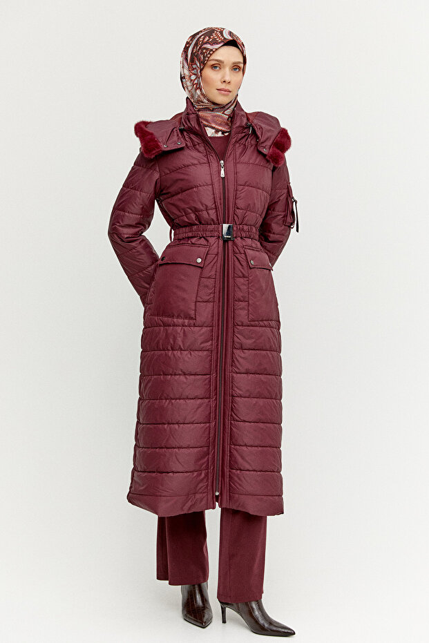 Seyyar Kapüşonlu Kapitone Kaban - 3