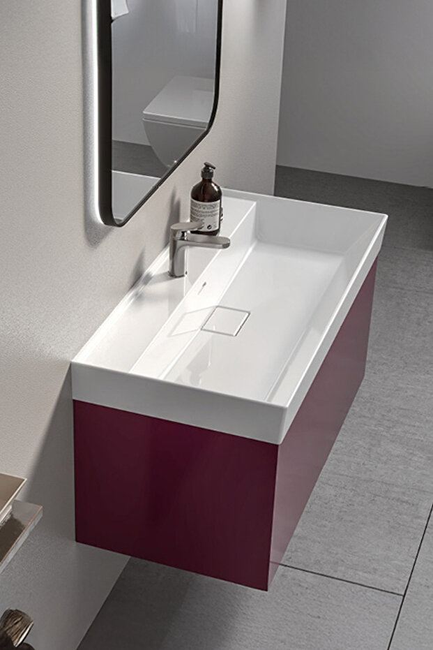 Sharp 100 Cm Lavabo Beyaz - 2