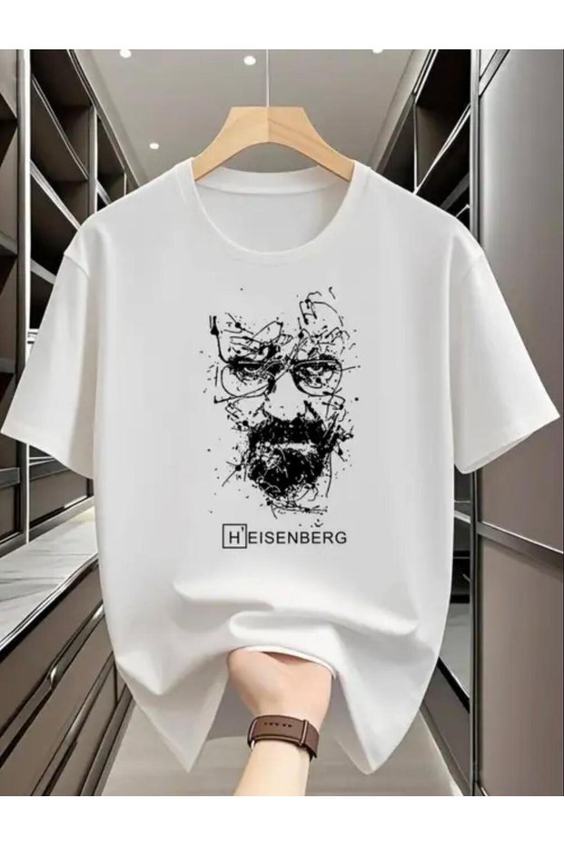 Heisenberg Walter White Printed Crew Neck Unisex Short Sleeve Tshirt