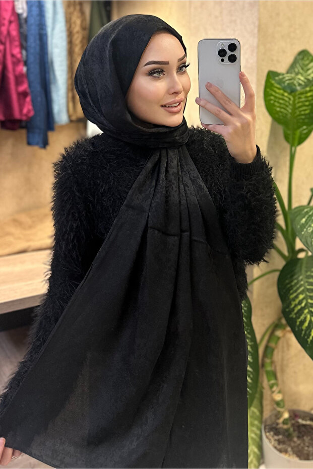 Işıl Çift Taraflı Kaşmir İpek Şal - 3