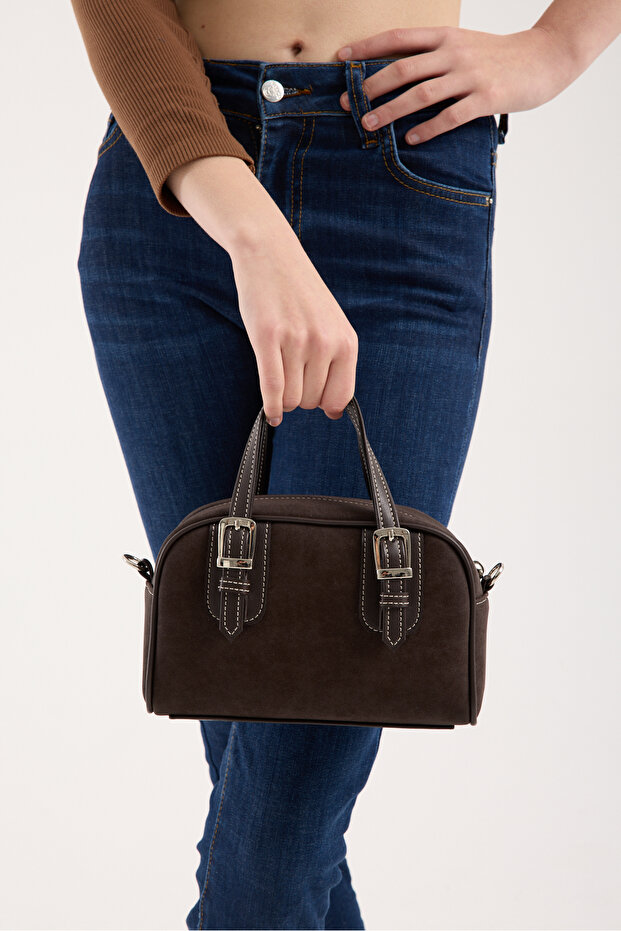 KADIN SÜET RETRO ÇANTA - 8