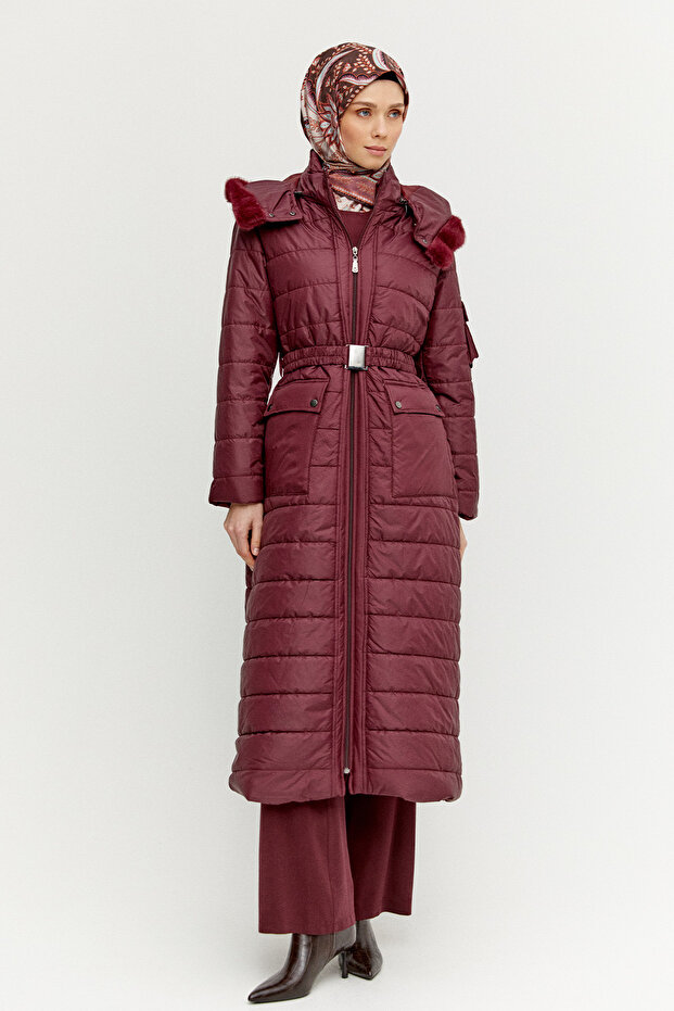 Seyyar Kapüşonlu Kapitone Kaban - 1