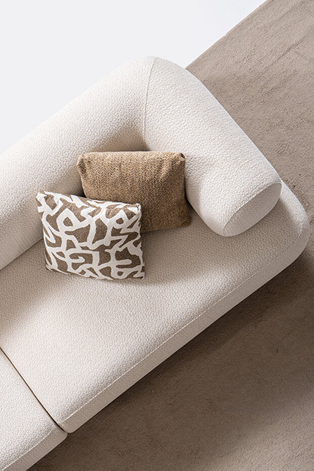 Solo Medium Puflu Modüler Köşe Koltuk Takımı - 6