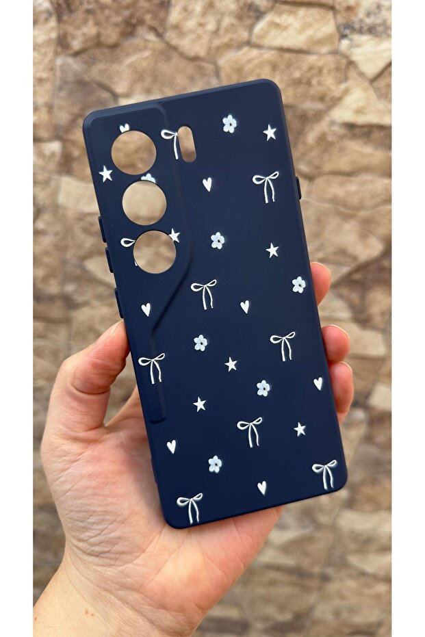 جراب مطاطي كلاسيكي ممتص للصدمات من السيليكون بنمط فيونكة صغيرة متوافق مع هاتف تكنو كامون 40 277 - 1