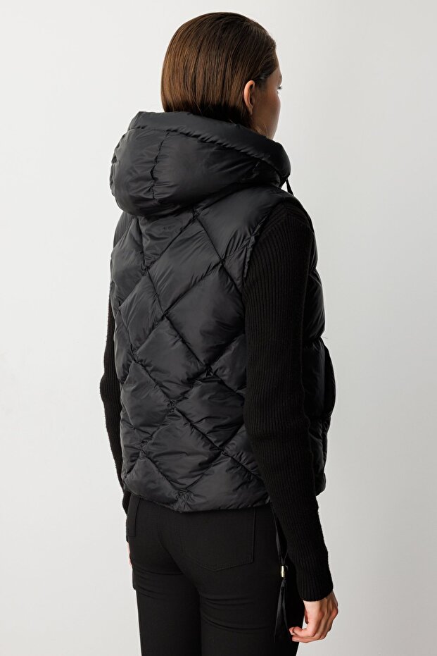 Kapüşonlu Şişme Yelek - 5