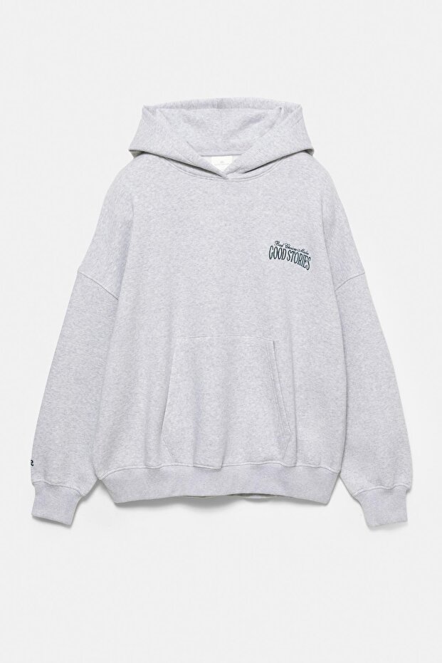 Good Stories kapüşonlu sweatshirt - 5