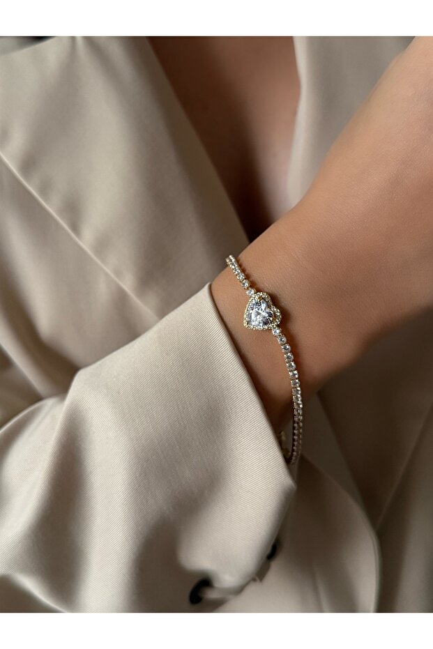 Steel Heart Bracelet