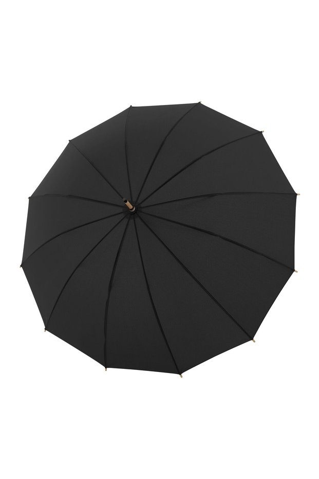 Umbrelă lungă din bambus de 90 cm