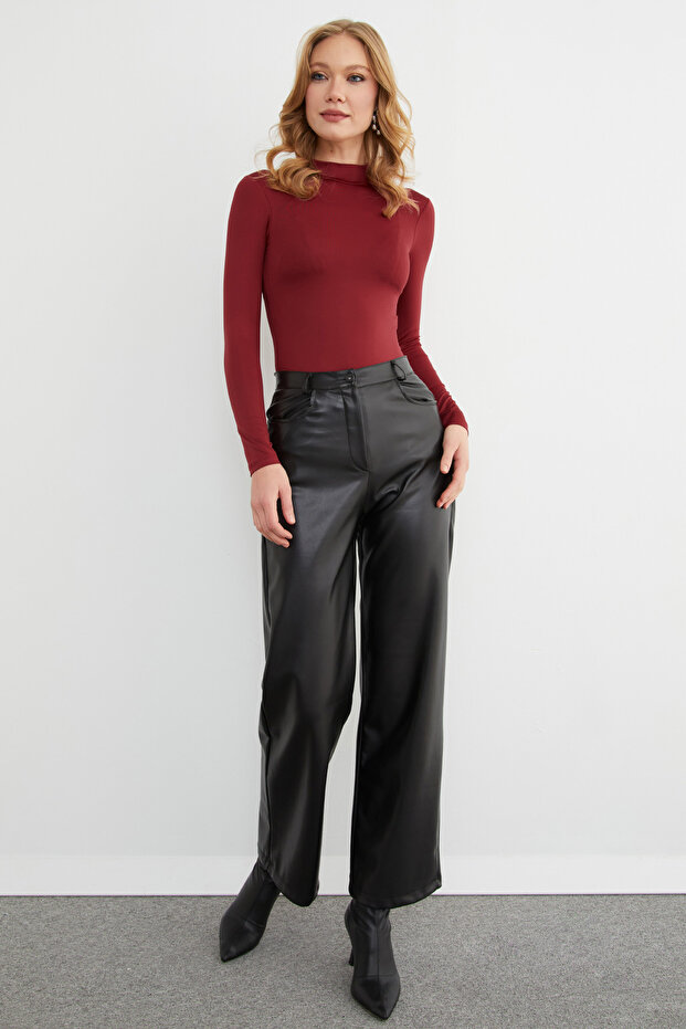 Dik Yaka Çıtçıtlı Body - 5