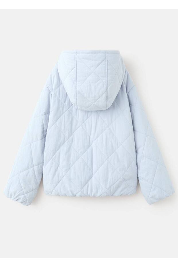 Kapüşonlu kapitone anorak - 2