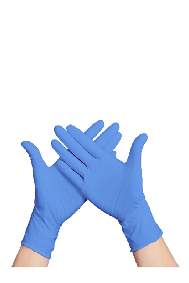 Nitril Eldiven Mavi M - 2