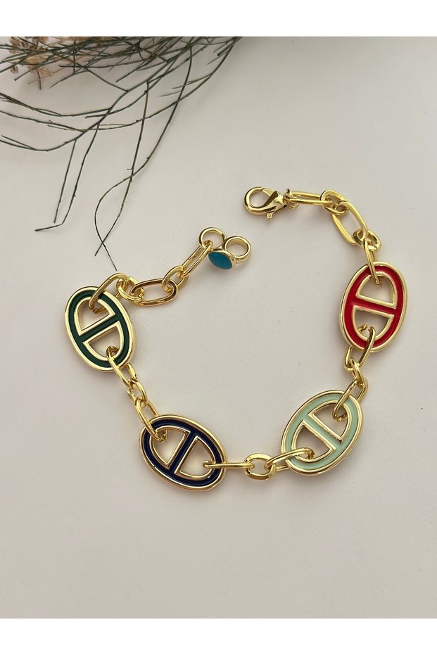 Brand equivalent jewelery bracelet colored enamel jewelery bracelet