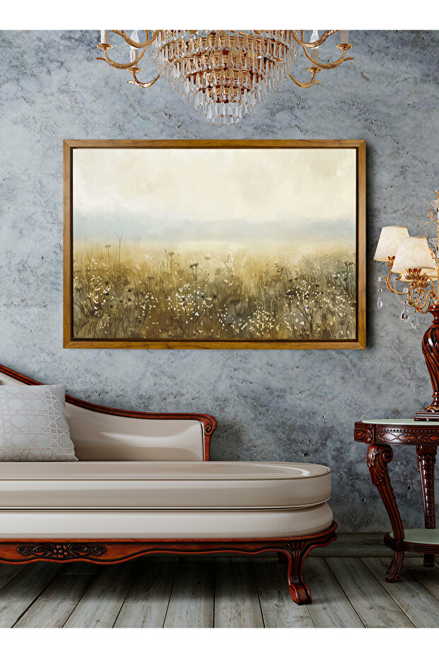 Canvas Wall Art Beautiful Painting with Custom Wooden Frame – 30x40cm