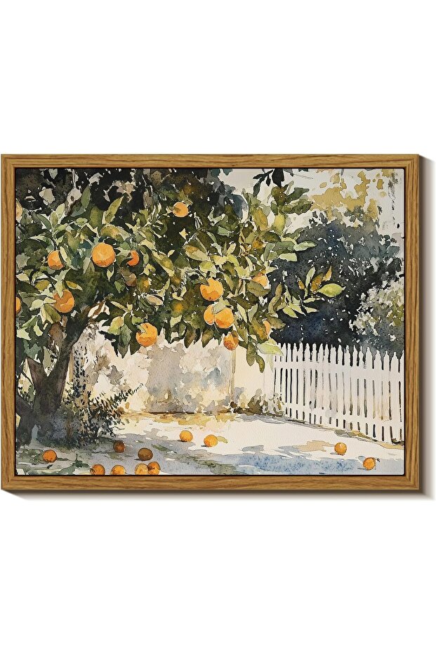 Canvas Wall Art Beautiful Painting with Custom Wooden Frame – 30x40cm