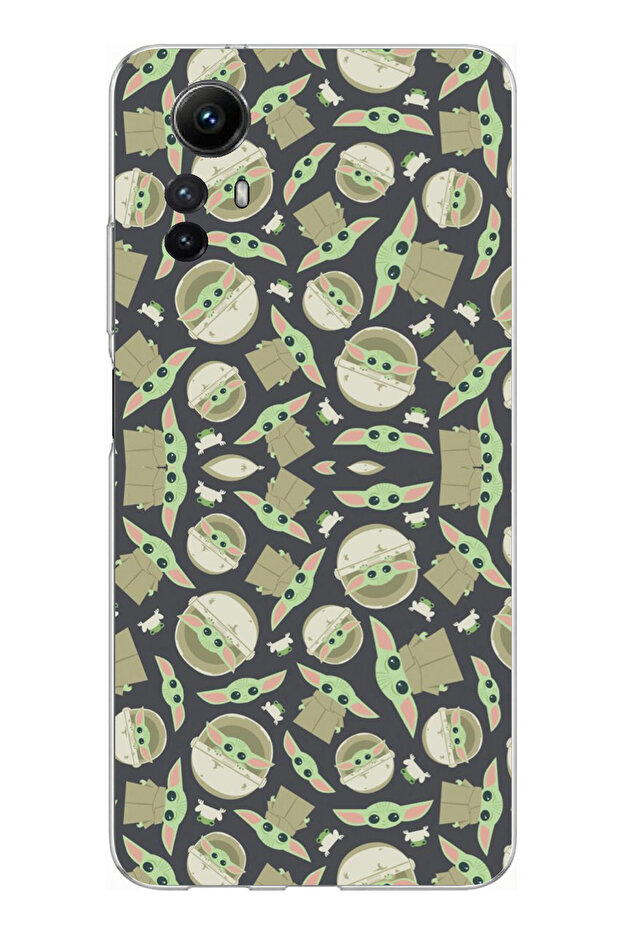 حافظة سيليكون متوافقة مع هاتف Redmi Note 12S مطبوع - 1