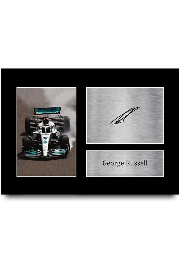 Racing Signed A4 Printed Photo Display Gift for F1 Formula 1 Fans Framed