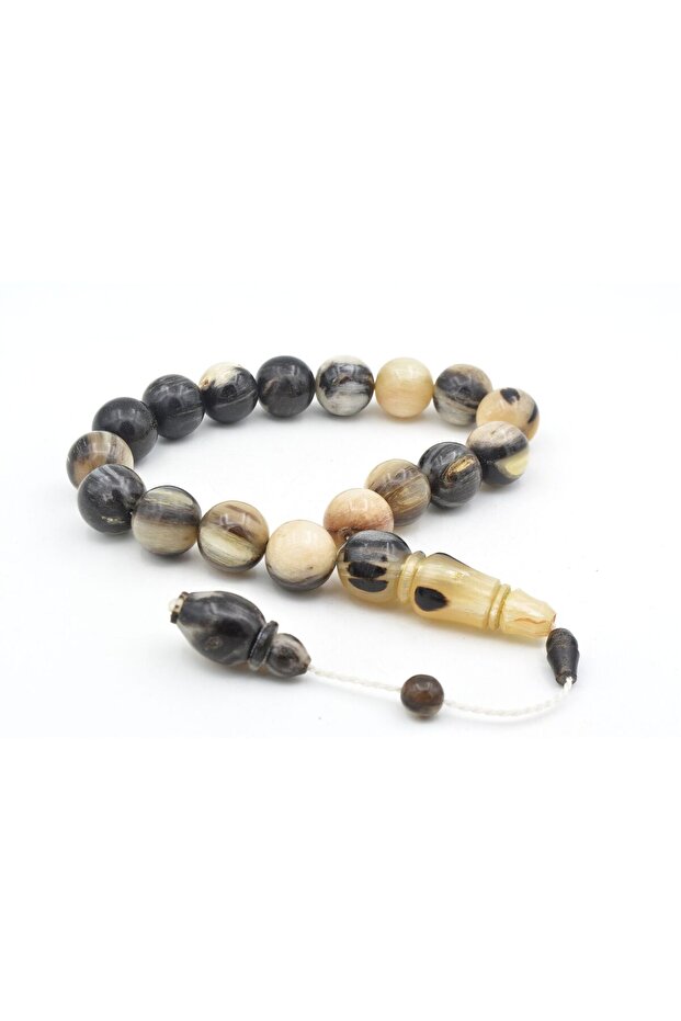 Master Craft System Sphere Cut Ram Horn Efe Mascot Prayer Beads