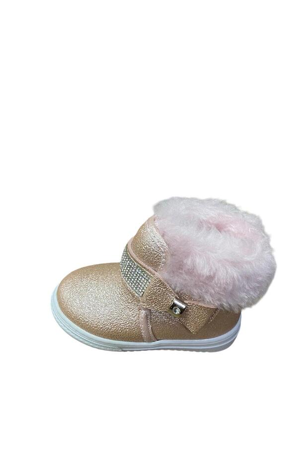 Baby Fur Stone Boots