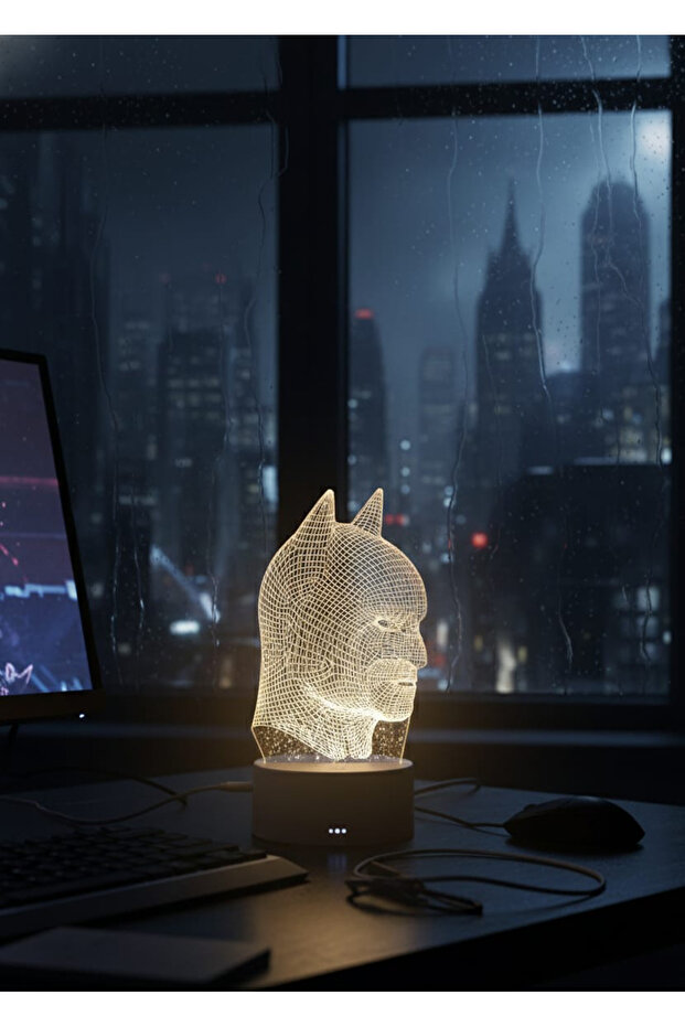 Batman 3D Masa Gece Lambası - 1