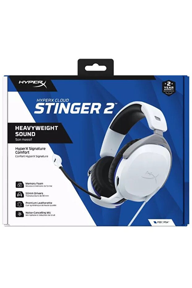 Casti Gaming Cloud Stinger 2 PS5/PS4/PC Alb - 8