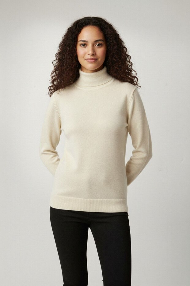 Women's Turtleneck Soft Knit Sweater