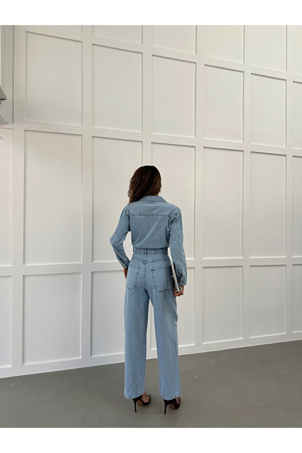 Kadın Tulum Kot - 7