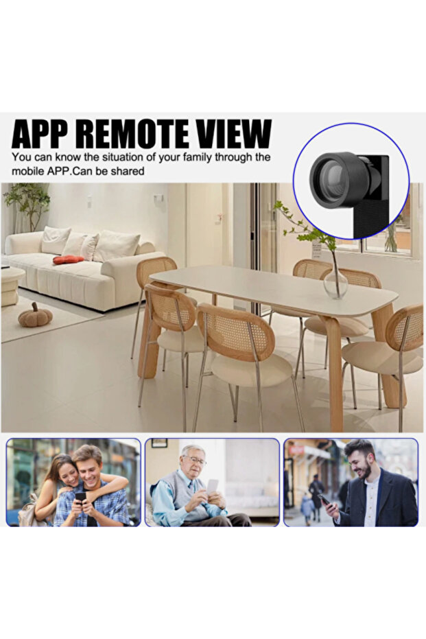 1080P Full HD Mini Wireless Hidden - DIY Camera WiFi Dual Batteries Night Vision - 6