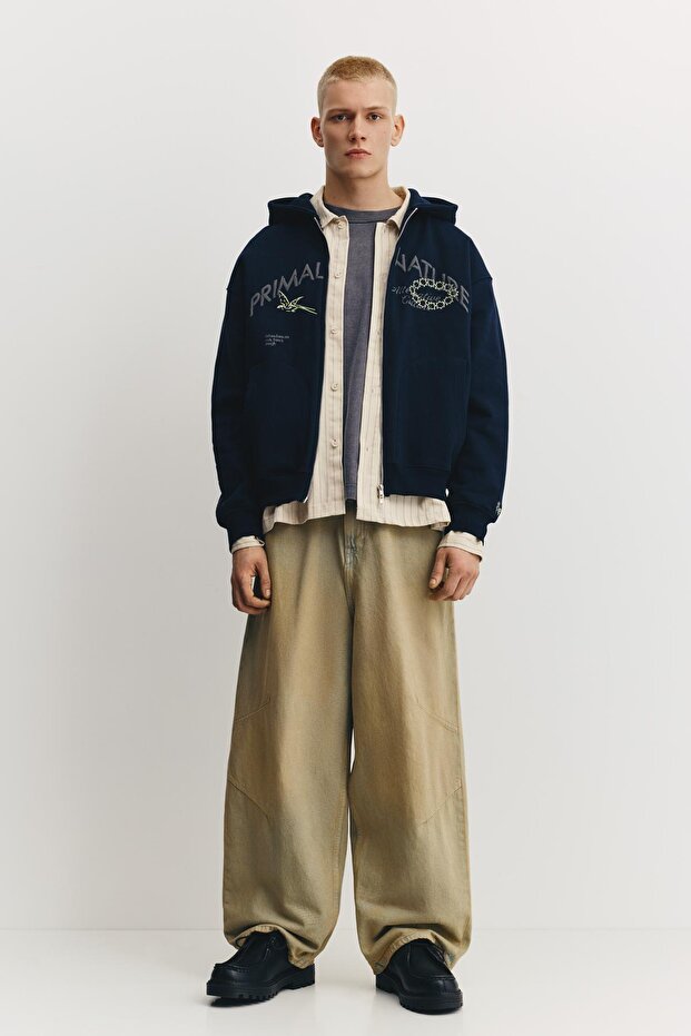 Kapüşonlu fermuarlı Primal Nature sweatshirt - 2