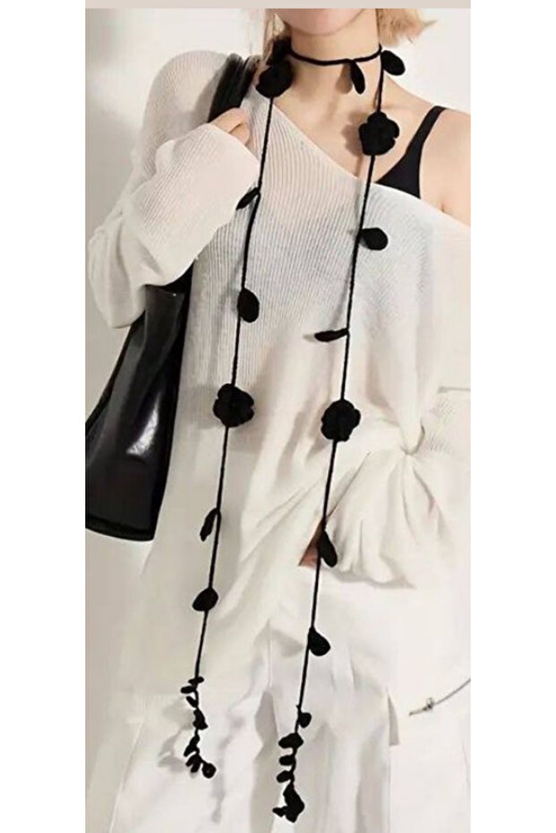 İp Örme Choker Kolye - 2