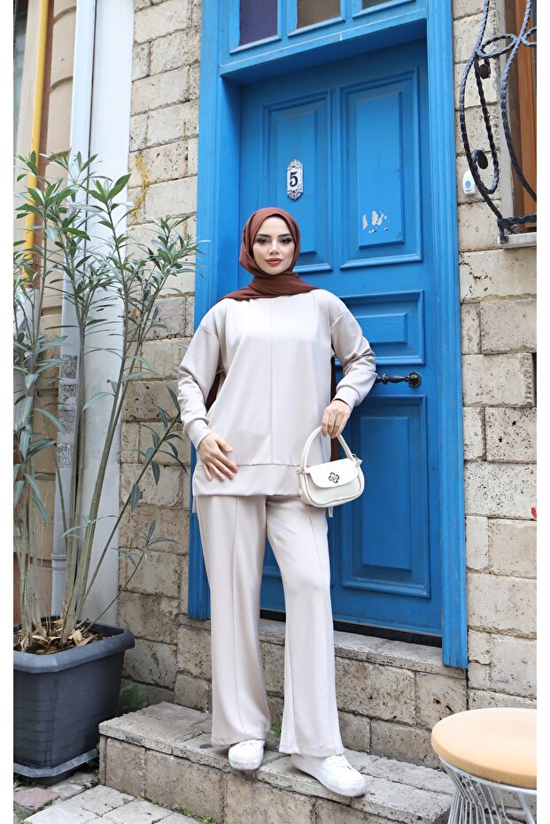 طقم بنطلون من قماش المودال من سيمالي