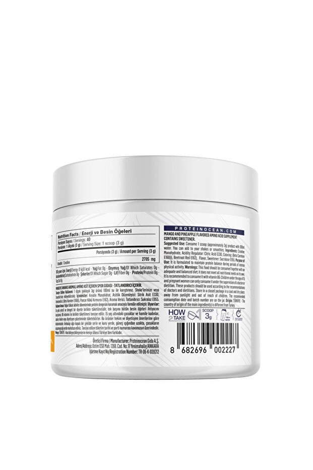 CREATİNE Pineapple Mango - 120g - 40 servis - 2