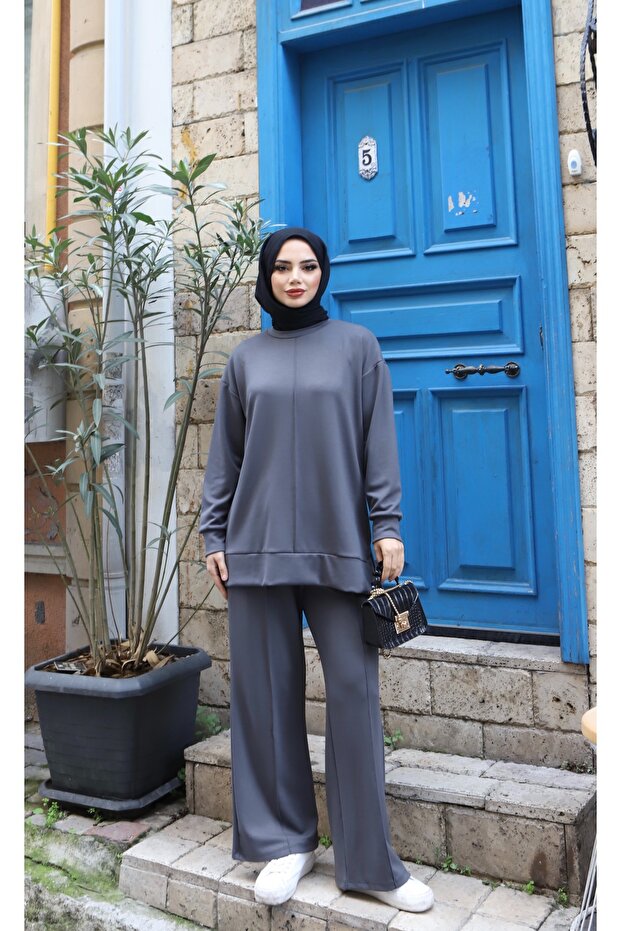 طقم بنطلون من قماش المودال من سيمالي