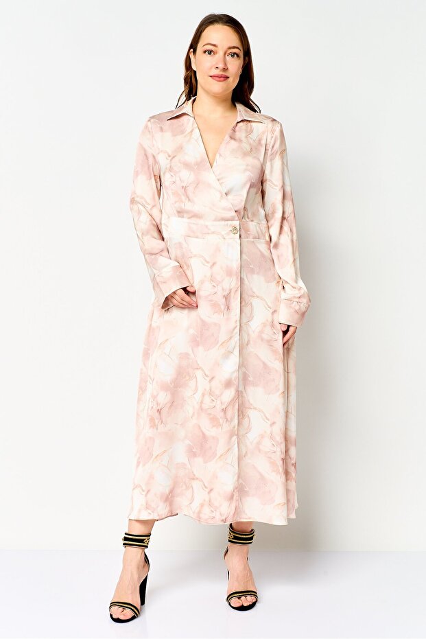 Women Floral Print Maxi Dress, Multicolor