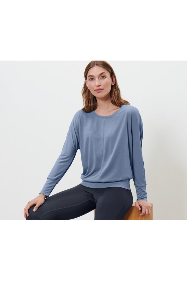 Women's Batwing Sleeve T-Shirt, Blue
