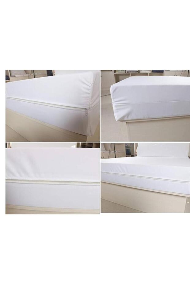Livenza Home 2pcset Mattress Encasement, Plain White 90x190+15cm