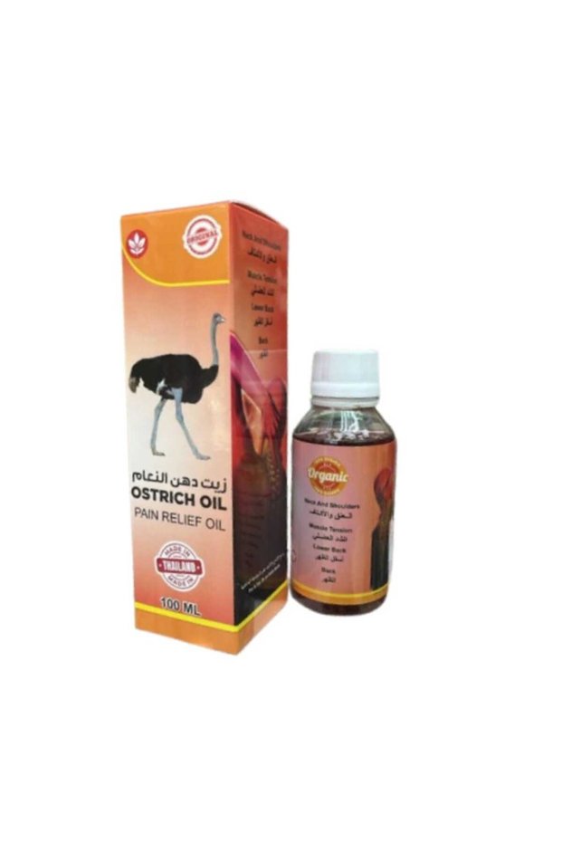 Thailand Organic Ostrich Oil for Pain Relief, Neck & Shoulder Tension, 100ml