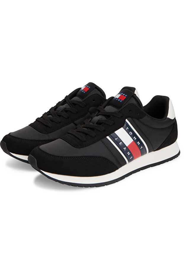 Tjm Core Classic Runner fekete férfi tornacipő - 2