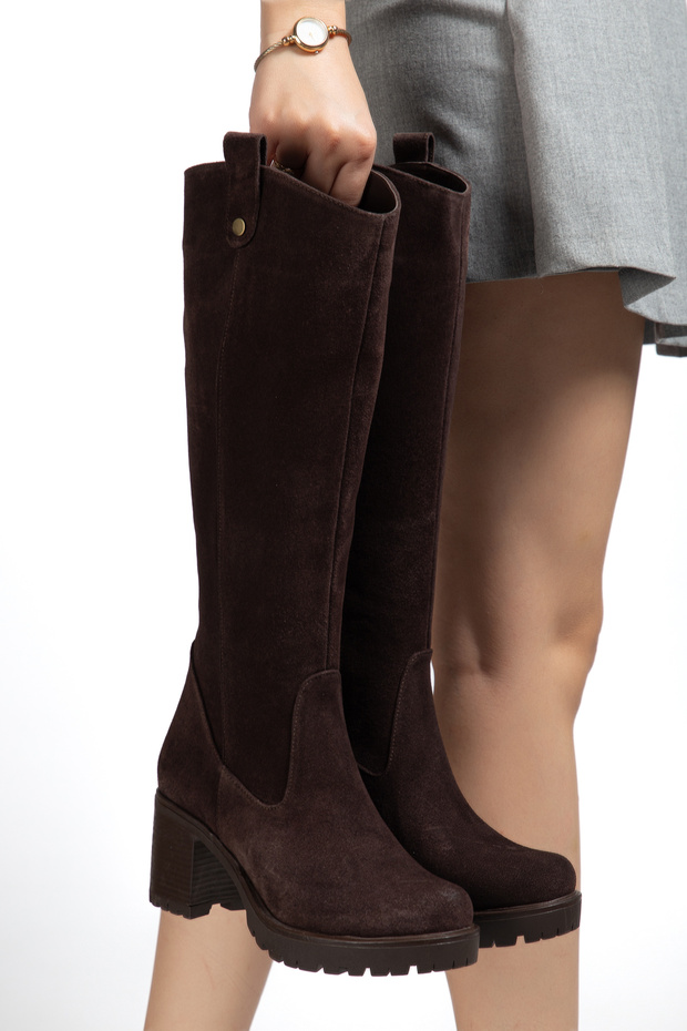 Genuine Leather Women's Winter Boots from Size 36 to Size 41