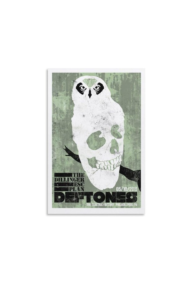 ALAYRA Deftones Poster Vintage Band Art Poster Style ()45.7X30.5 CM