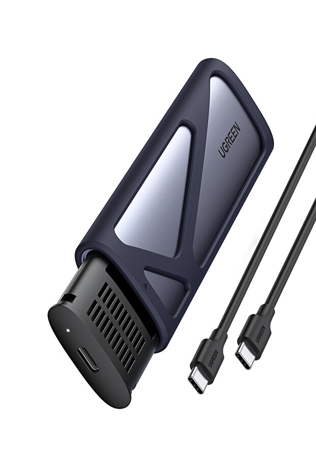 صندوق قرص USB-C أنثى إلى M.2 M-Key SSD، 10902