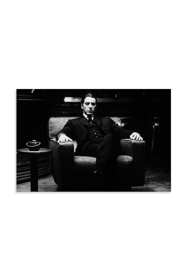 ALAYRA Al Pacino In GodFather Poster Canvas Art Poster Bedroom Decor Posters ()45.7X30.5 CM