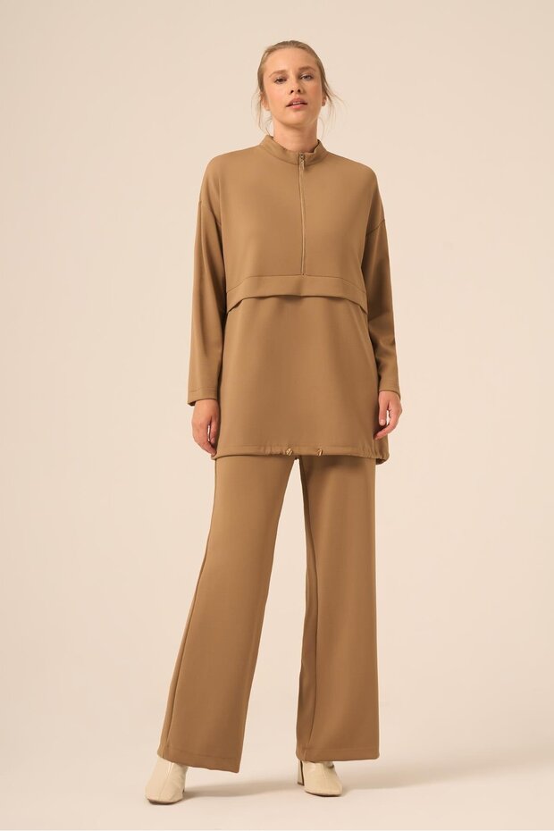 Women's Royal Trouser Suit Camel 31271
