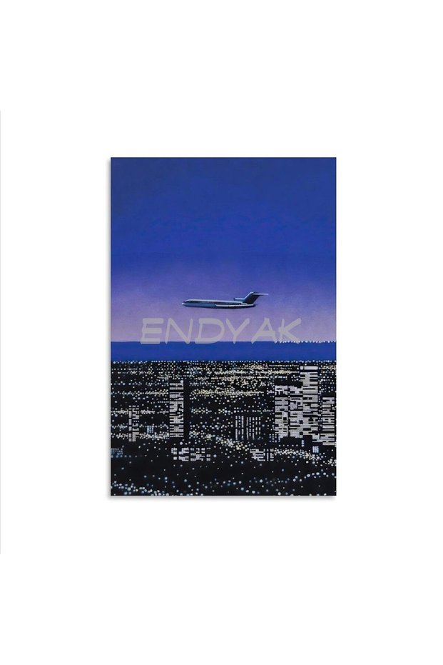 ALAYRA Hiroshi Nagai Modern Urban Art Poster Wall Poster Art Canvas Printing Poster Office Bedroom Aesthetic Poster Unframe-style ()45.7X30.5 CM