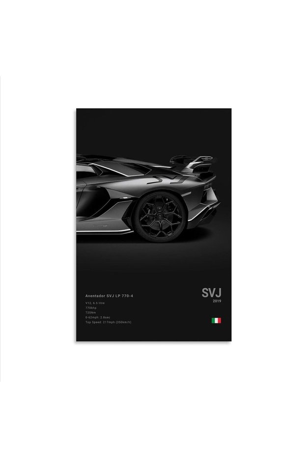 ALAYRA Car Poster Supercar Posters Car Wall Art Muscle Car Posters Car Canvas Wall Art Car Pictures Car Wall Decor Car Room Decor Unframe-style ()45.7X30.5 CM