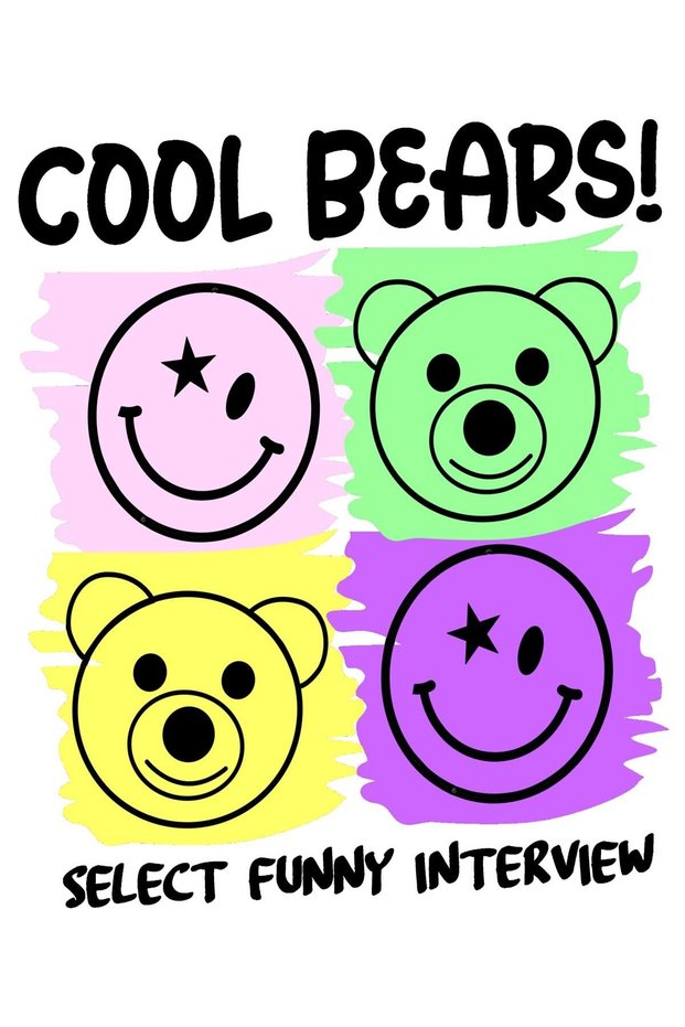 ALAYRA Cartoon Cute Cool Bears Stickers PVC Vinyl Decals for Kids & Girls | Waterproof for