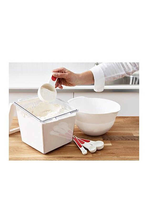 white measuring cup - 1
