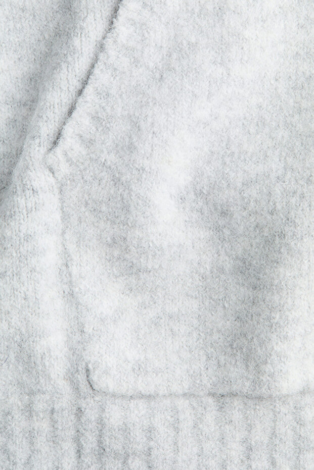 Kapüşonlu Triko Üst - 7